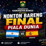 Nobar Final Piala Dunia di Rumah Dinas Bupati Bungo, Gratis untuk Umum