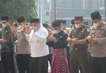 Polres Bungo Bersama Forkopimda Laksanakan Shalat Istisqa